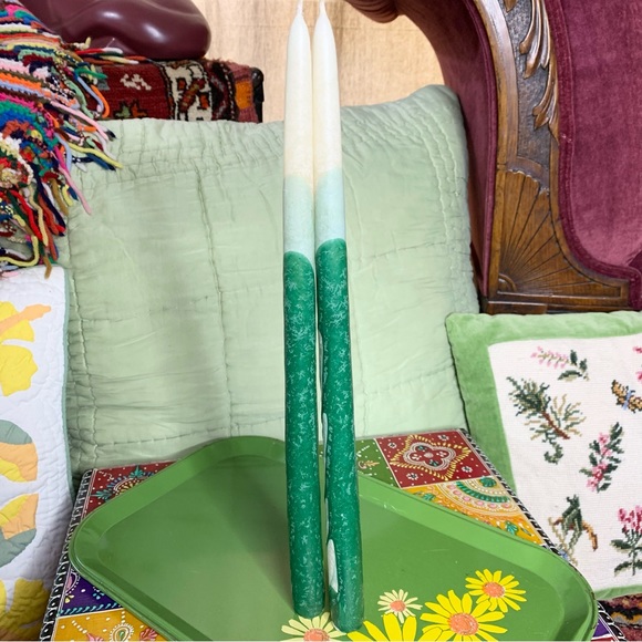 Floral Taper Candles - Picture 5 of 7